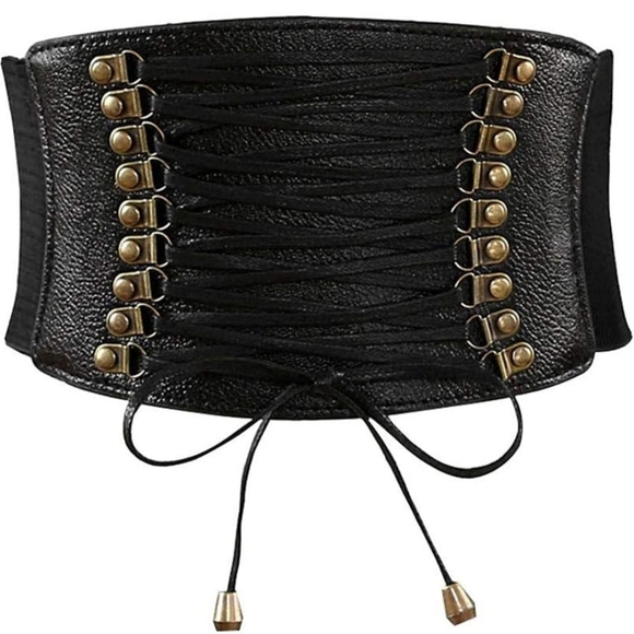 NEW Corset High Waisted PU Leather Belt - Picture 2 of 5